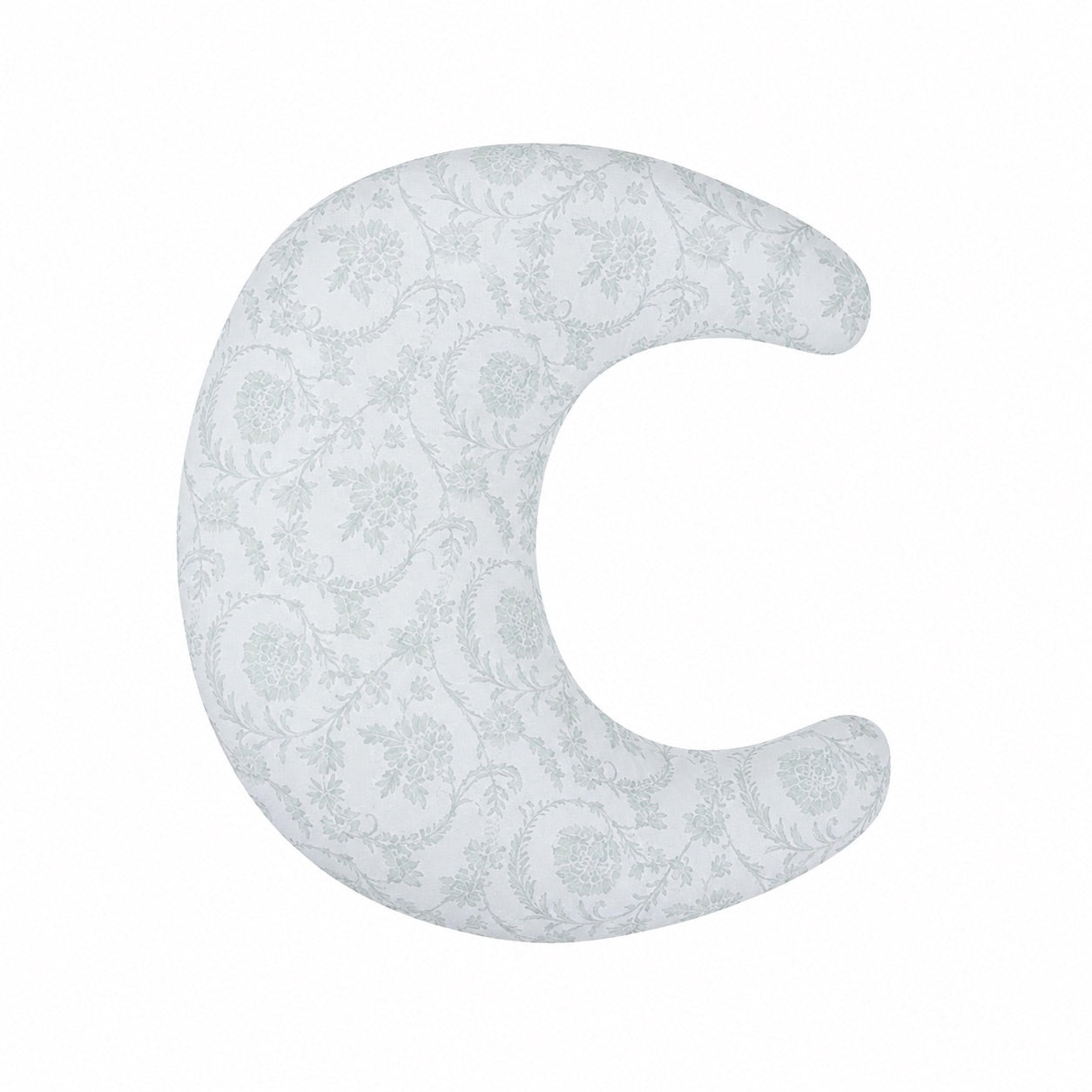Beige Gingham Ruffle Nursing Pillow Cover