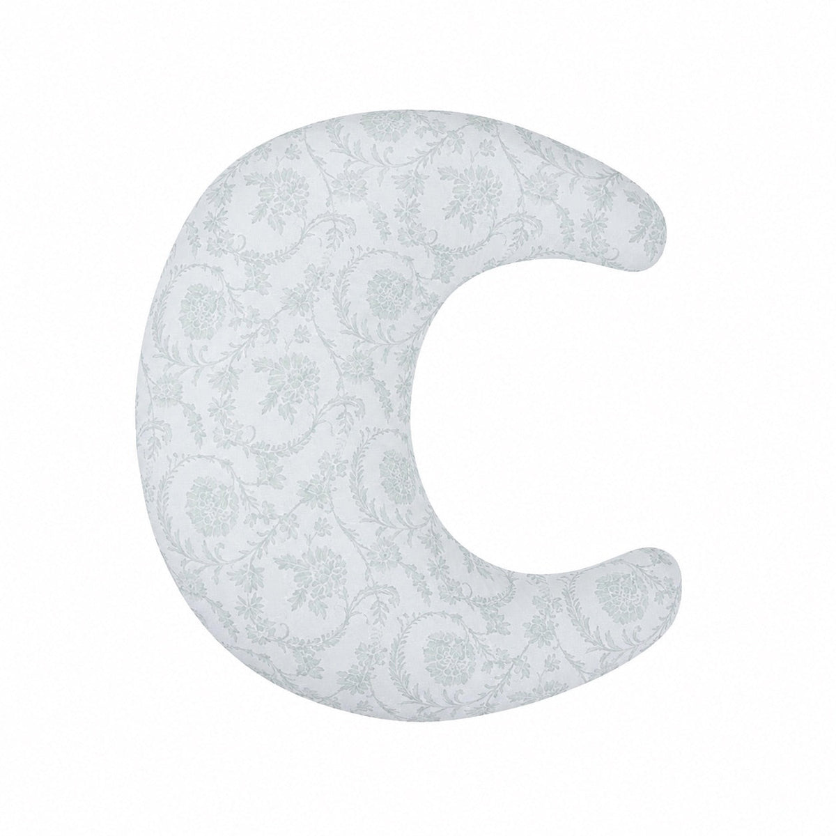 Beige Gingham Ruffle Nursing Pillow Cover