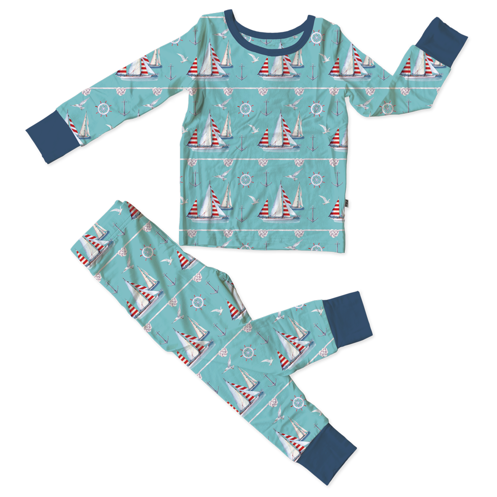 Beckett Sailboats Bamboo 2-piece Set (pre-order)
