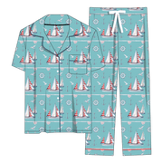 Beckett Sailboats Bamboo Women's Luxe Lounge Set (pre-order)