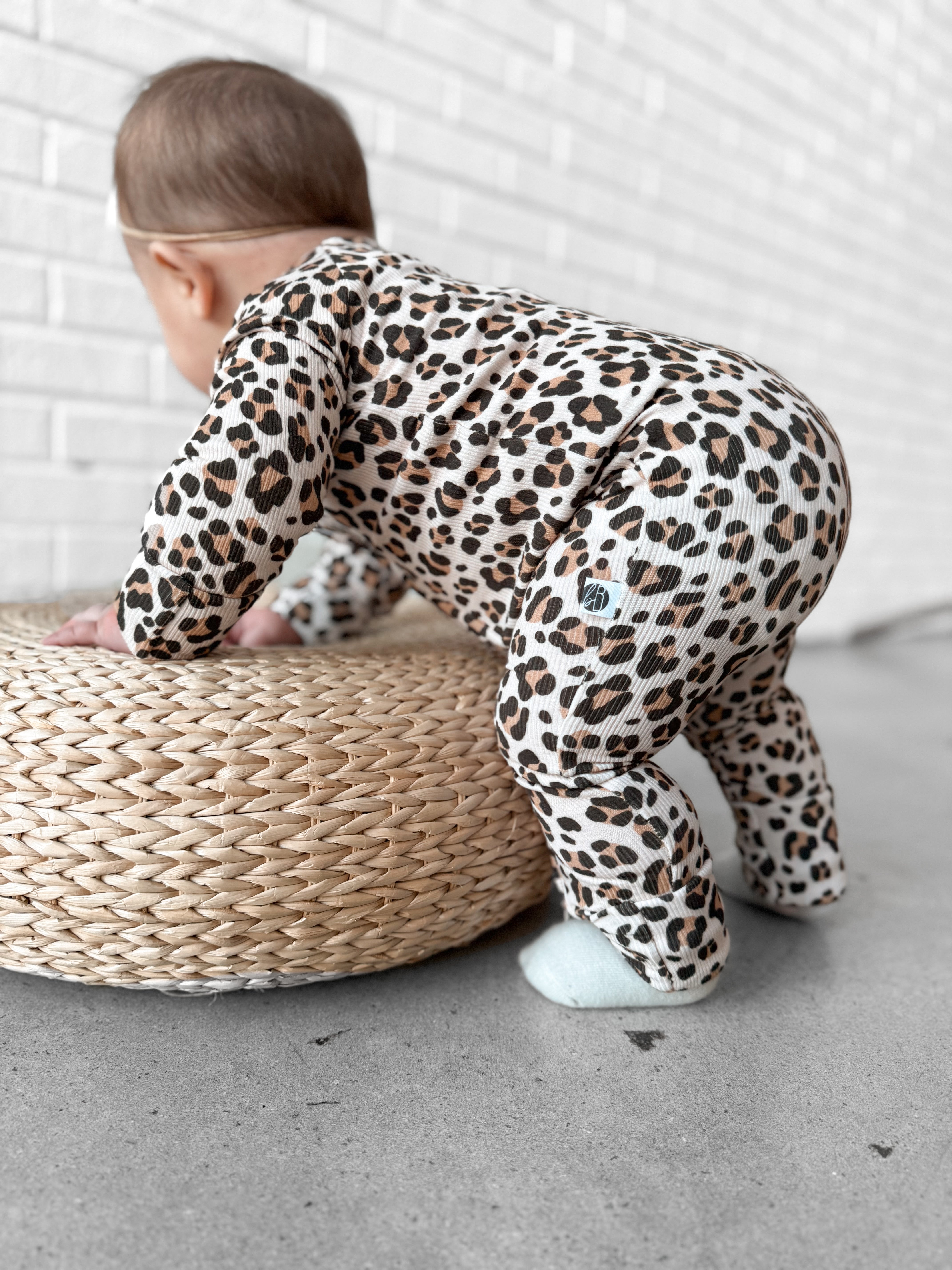 Leopard | Zip Romper