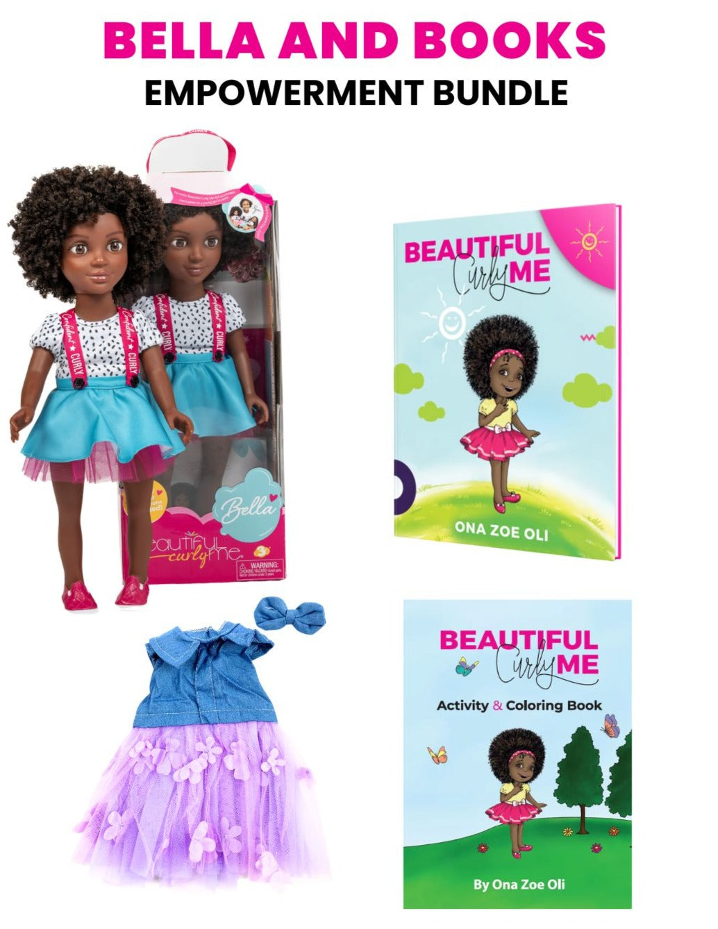 Beautiful Curly Me Bella Doll