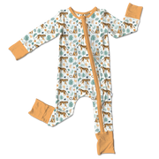 Berkleigh Tigers Bamboo Convertible Footie (pre-order)