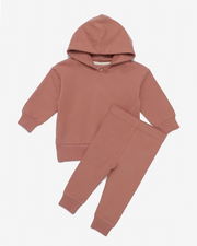 Camel Hoodie Two-piece Set