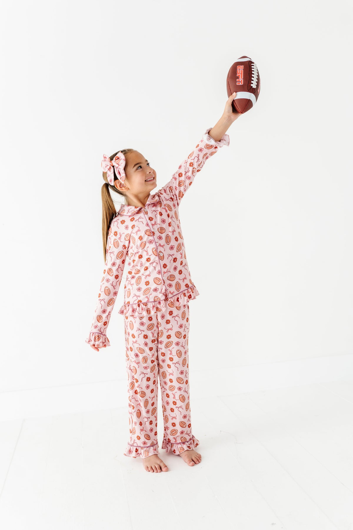 Friday Night Florals Ruffle Button Up Set (est Ship Time 2-3 Weeks)