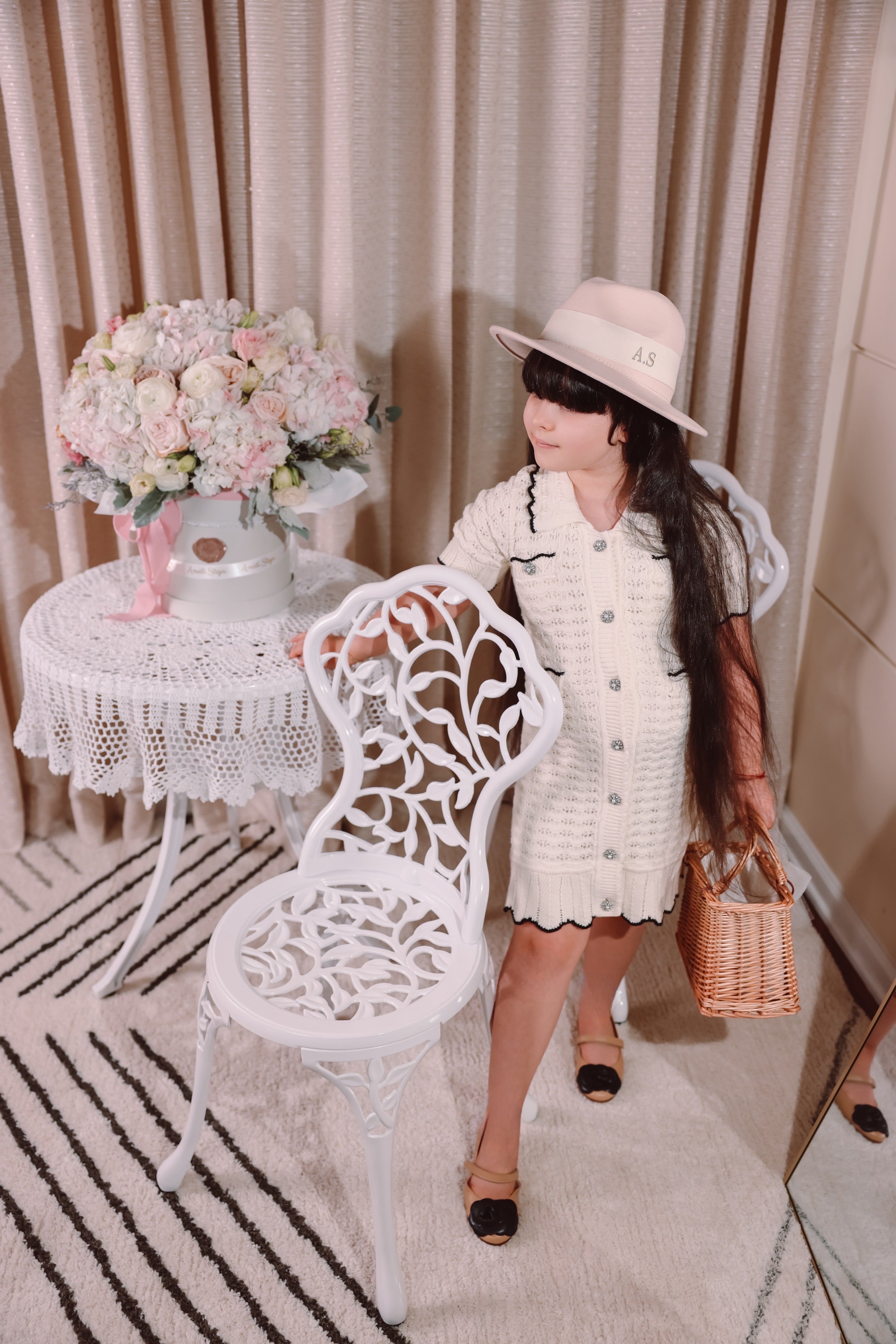 Camille- Tan/black Leather Mary Jane Shoes