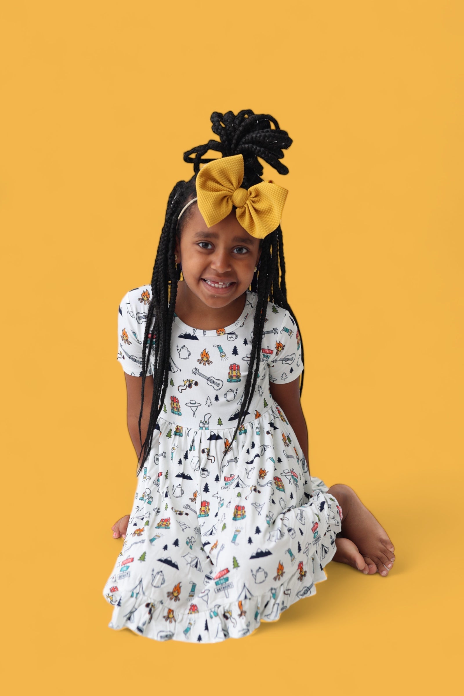 Explore The Outdoors Dream Ruffle Dress