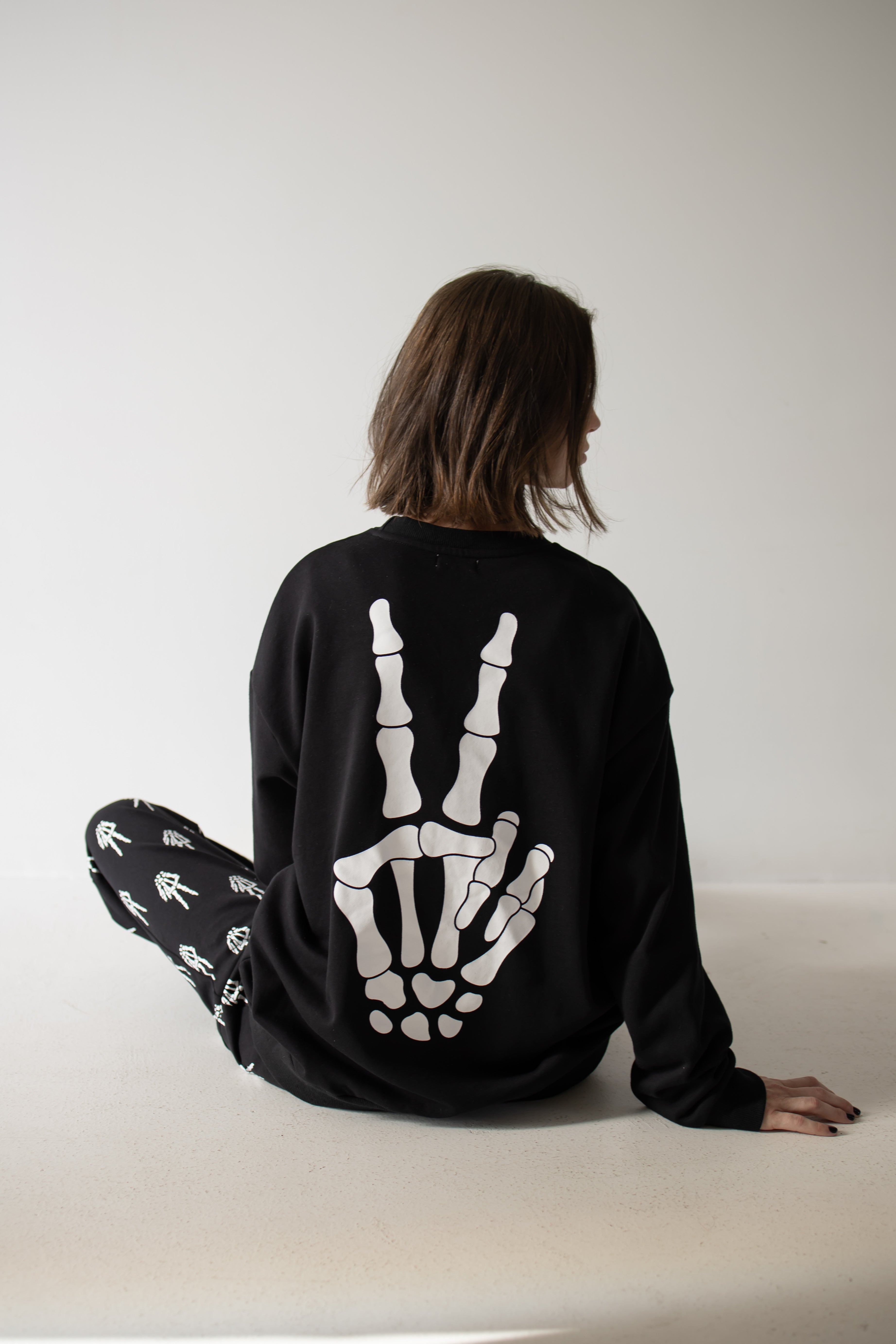 Women's Sweat Set | Midnight Skelly