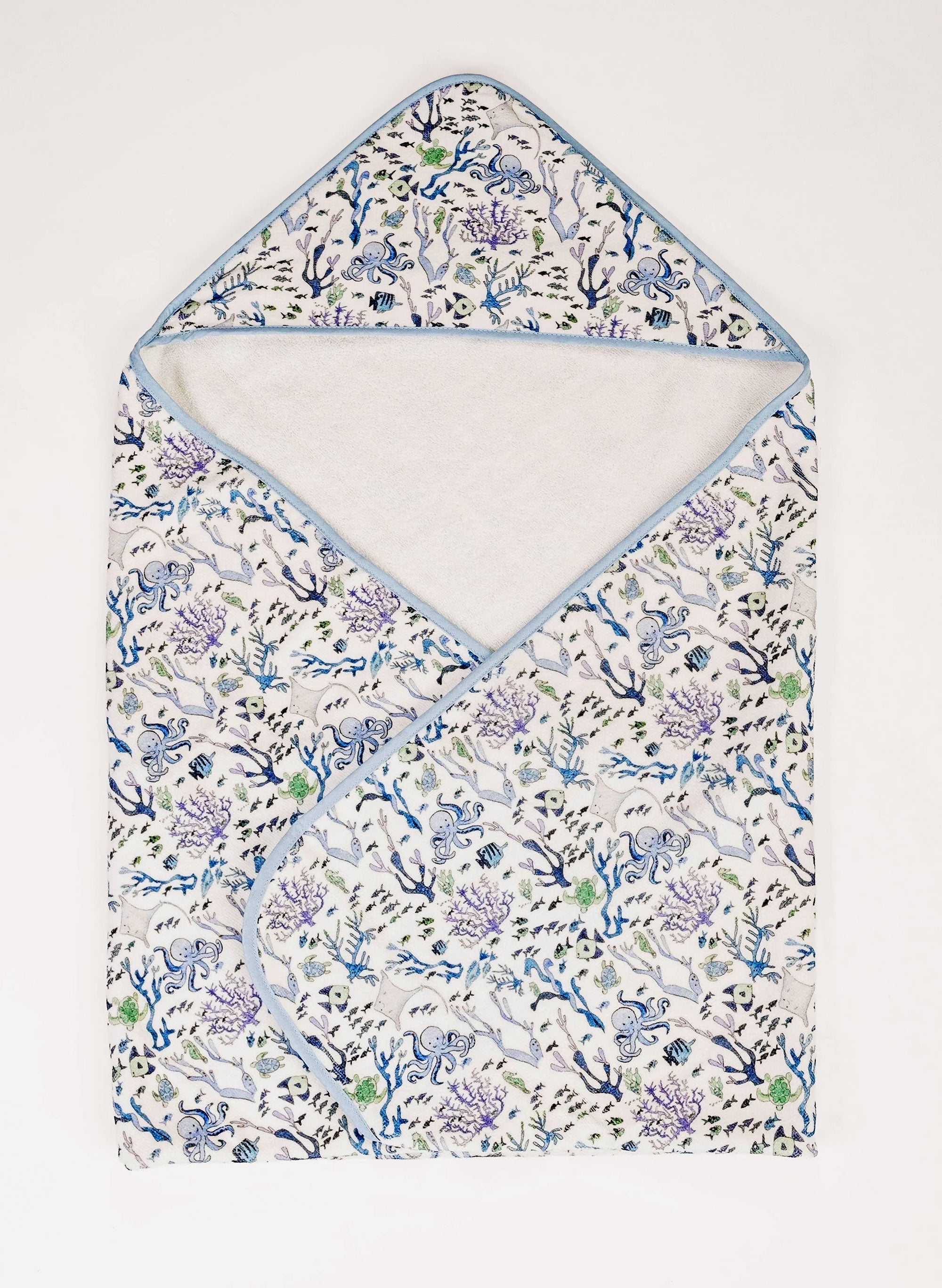 Coral Reef Hooded Bath Towel