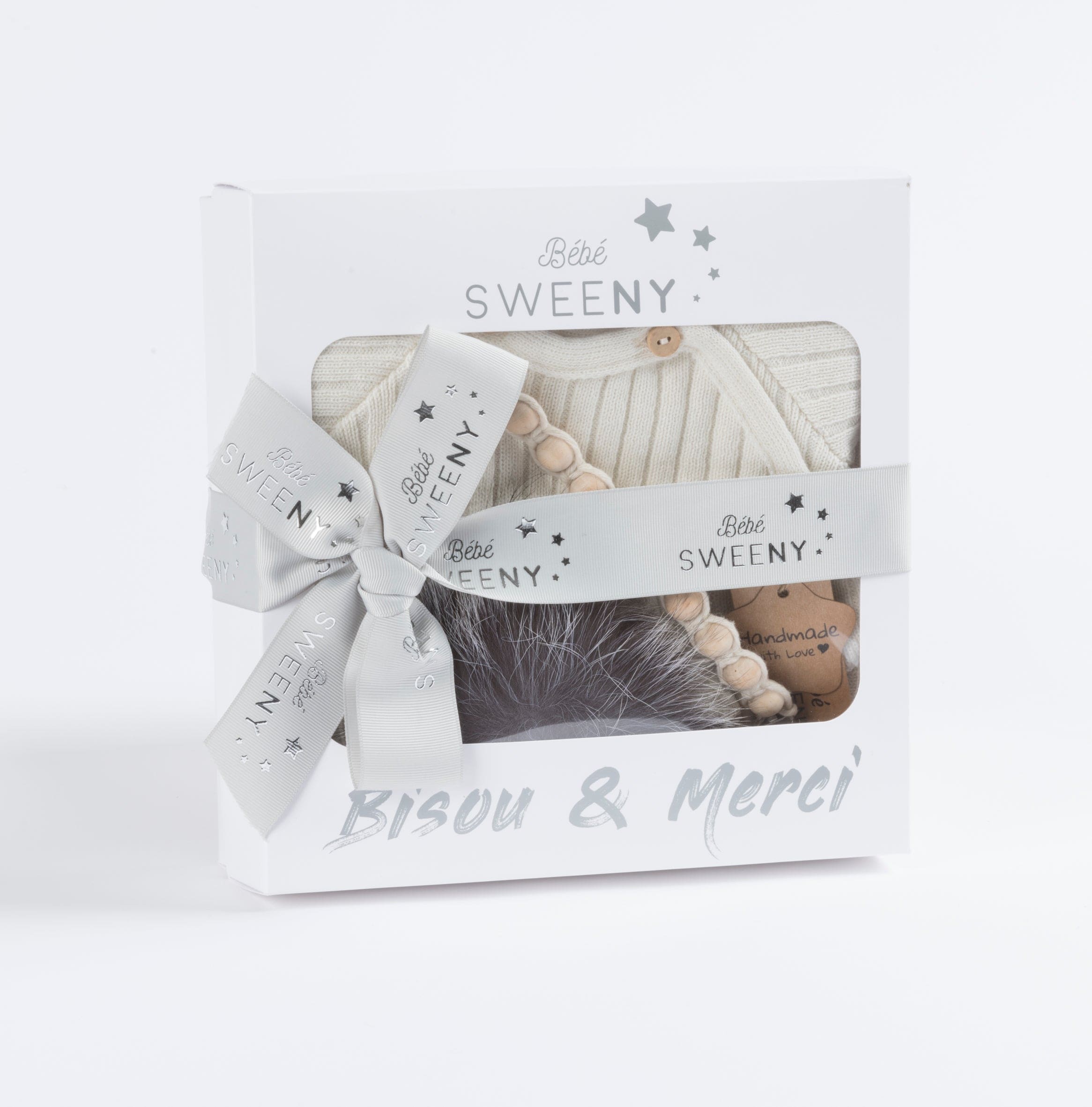 Maille Love | Baby Gift Box | Cream Knit Set (5)