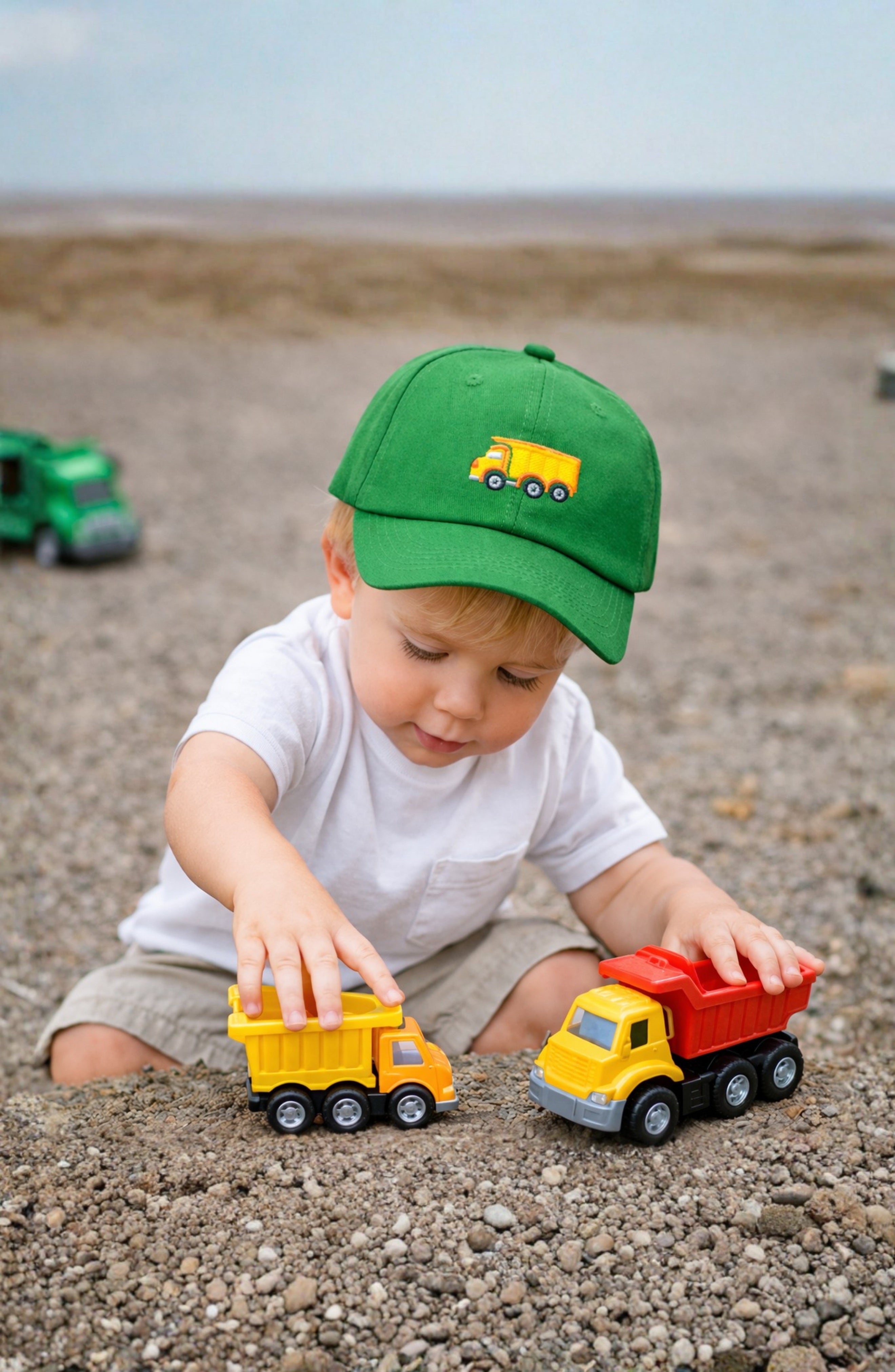 Dump Truck Baseball Hat (baby, Youth)