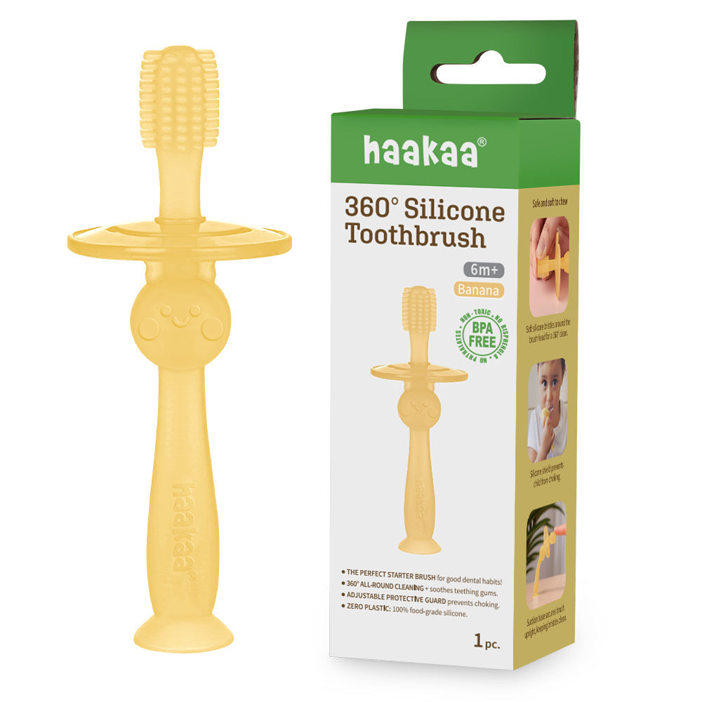 Haakaa 360° Silicone Toothbrush 1 Pk