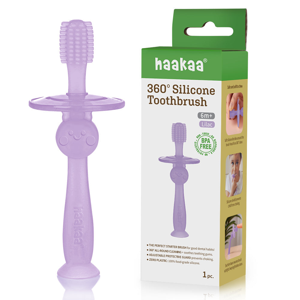 Haakaa 360° Silicone Toothbrush 1 Pk
