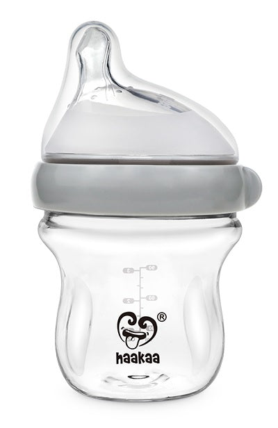 Haakaa Generation 3 Glass Baby Bottle 3 Oz/90 Ml, 1 Pk