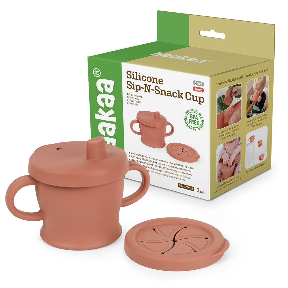 Haakaa Silicone Sip-n-snack Cup 8 Oz