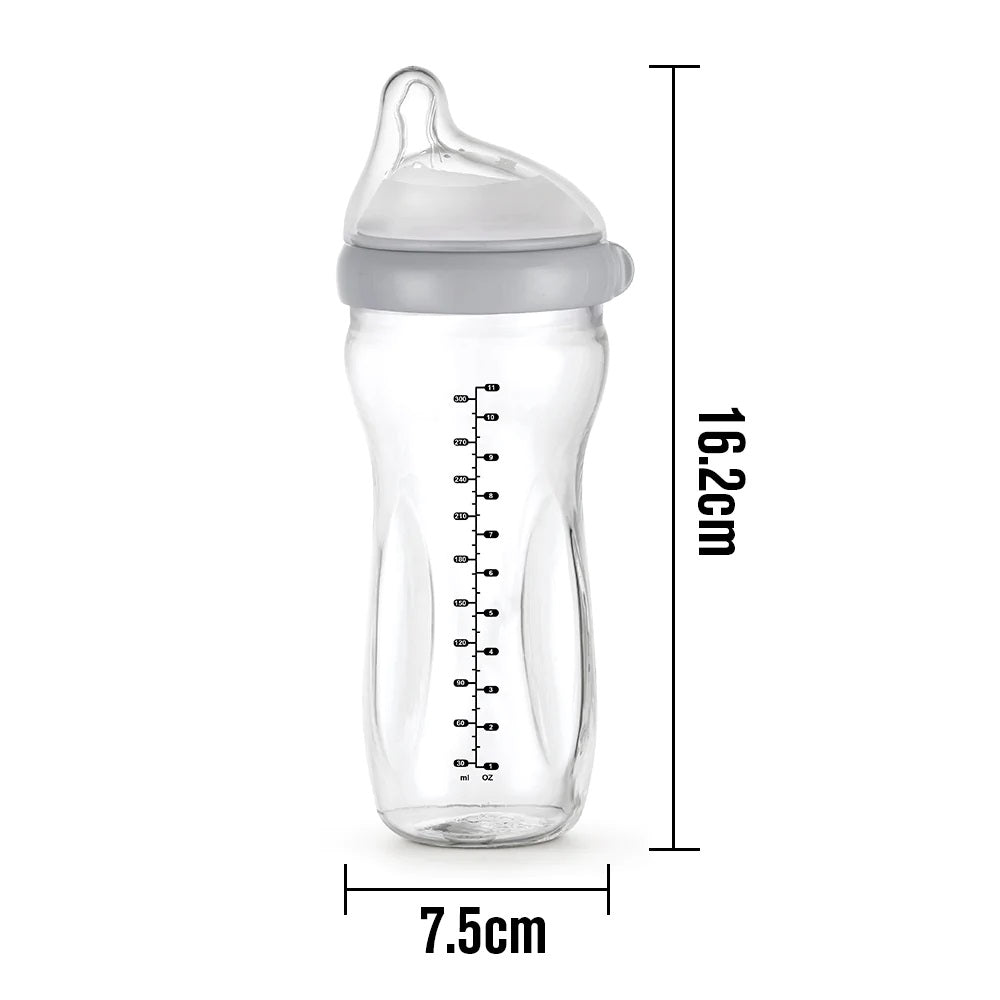 Haakaa Generation 3 Glass Baby Bottle 10 Oz/300 Ml, 1 Pk