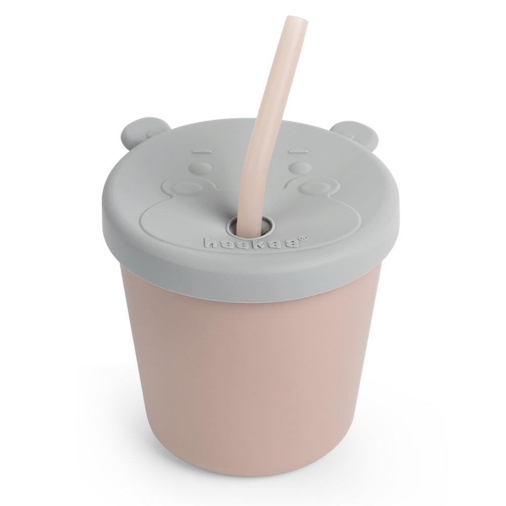 Haakaa Jolly hippo silicone sippy cup 1 Pk