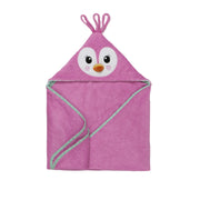 Baby Plush Terry Hooded Bath Towel - Penny The Penguin