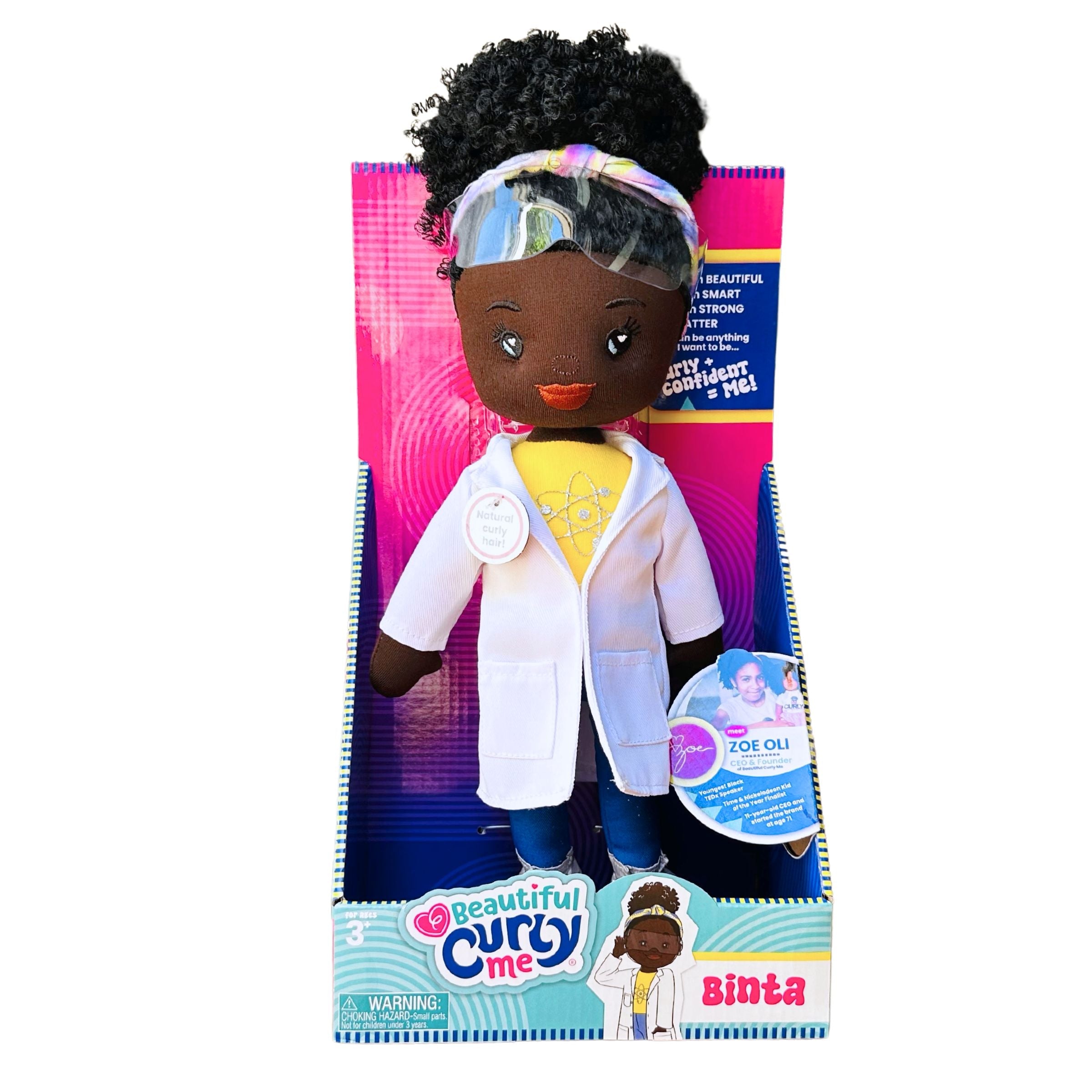 Binta Scientist 14 Inch Plush Doll