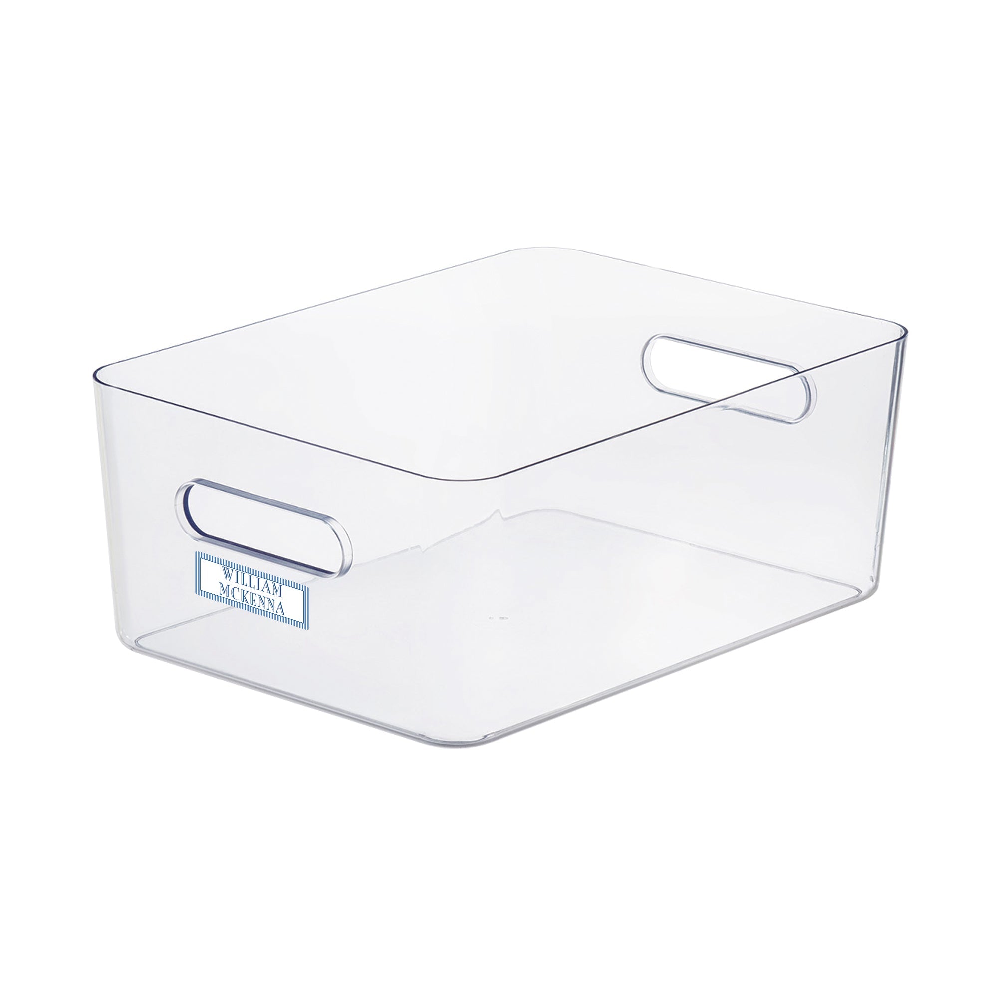 Navy Stripe Vinyl School Labels