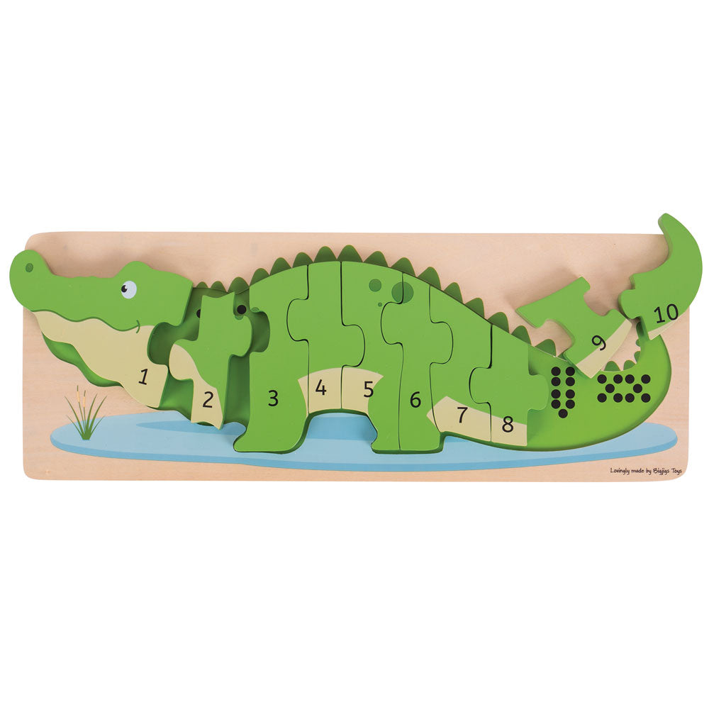 Crocodile Number Puzzle By Bigjigs Toys Us