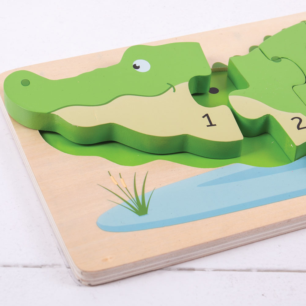 Crocodile Number Puzzle By Bigjigs Toys Us