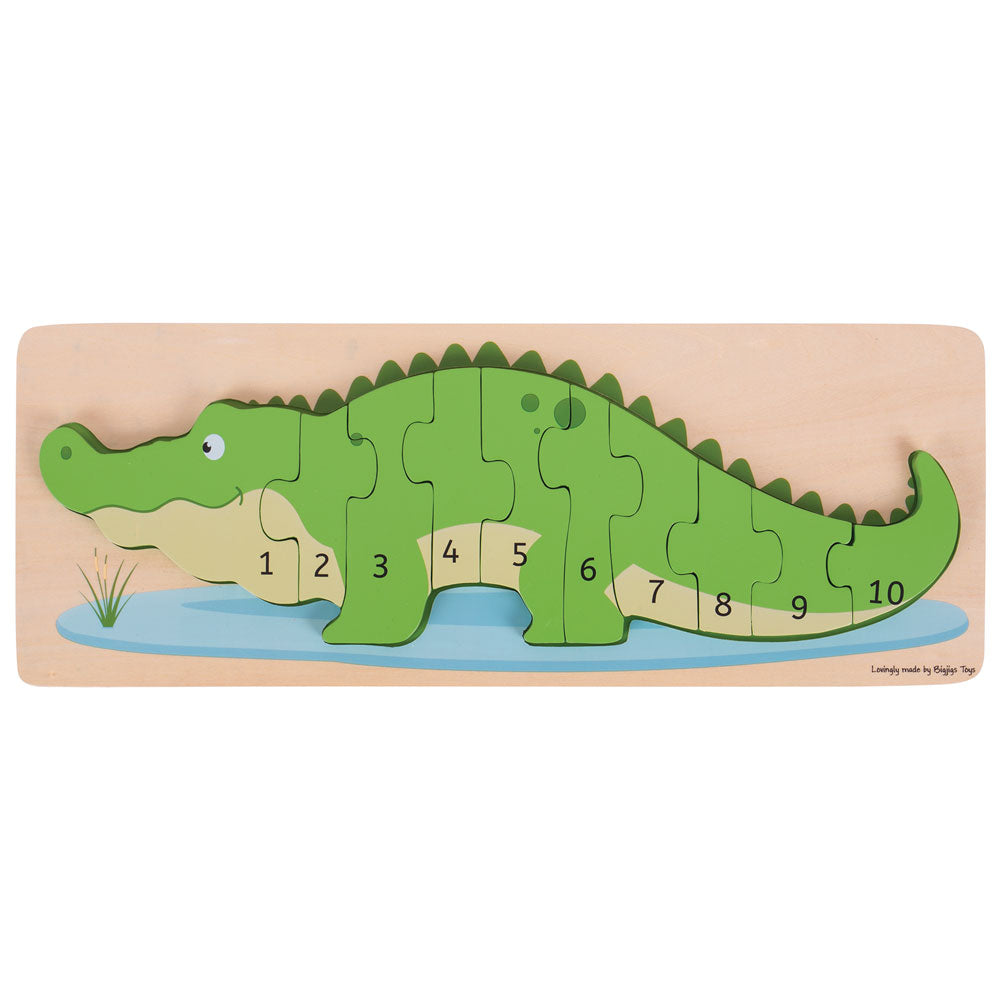 Crocodile Number Puzzle By Bigjigs Toys Us