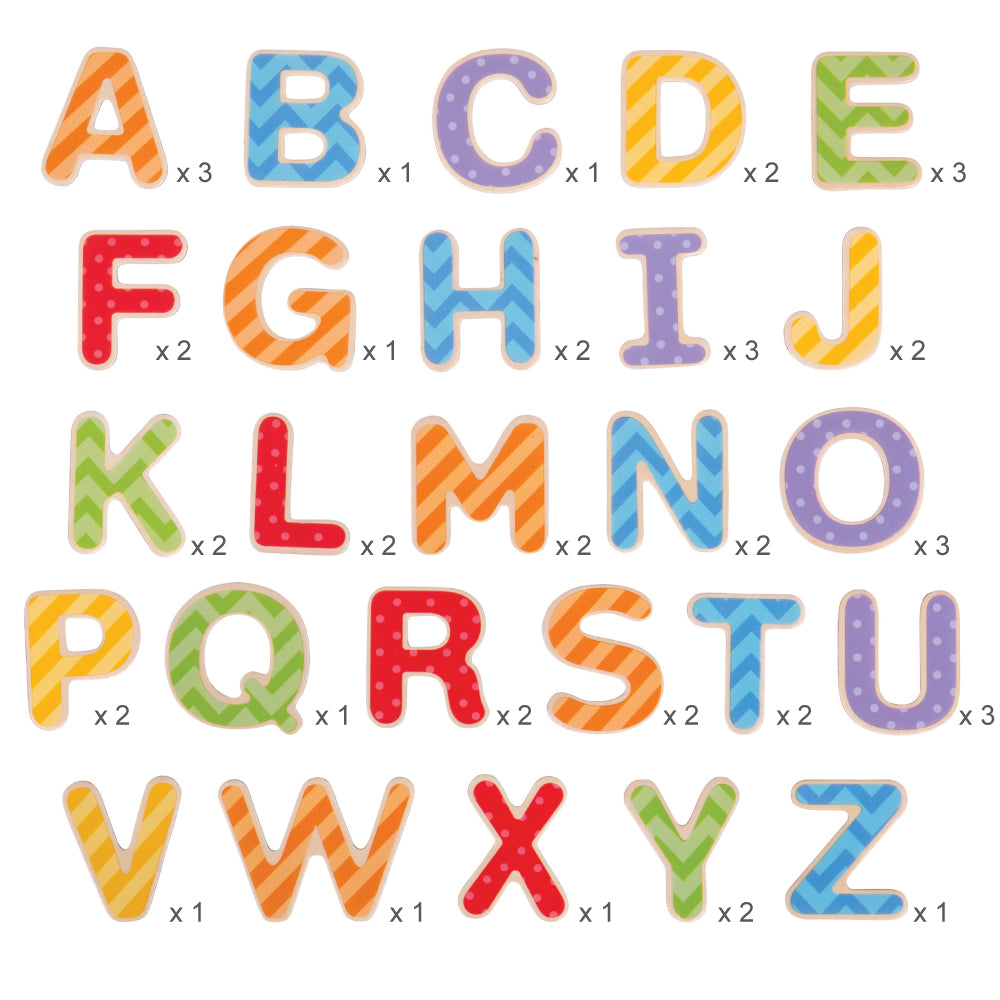 Magnetic Letters - Uppercase By Bigjigs Toys Us