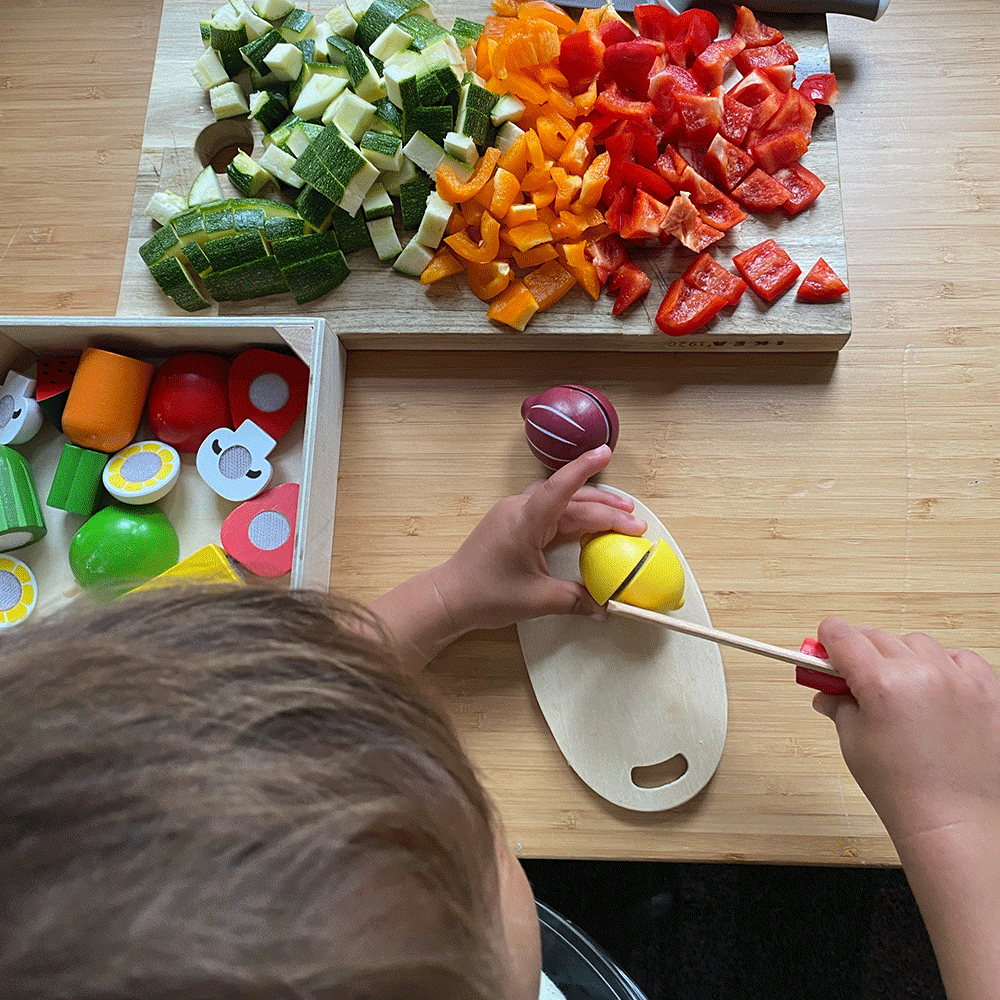 Cutting Fruit Crate By Bigjigs Toys Us