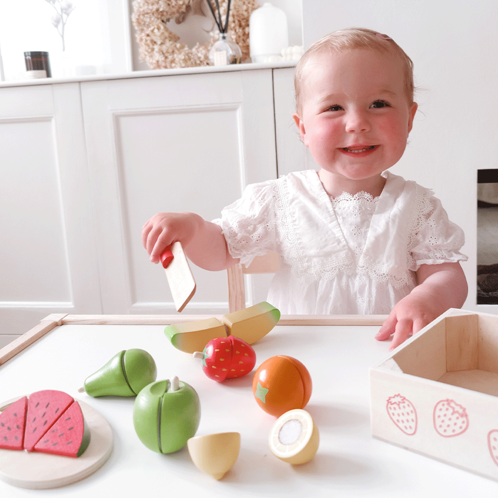 Cutting Fruit Crate By Bigjigs Toys Us