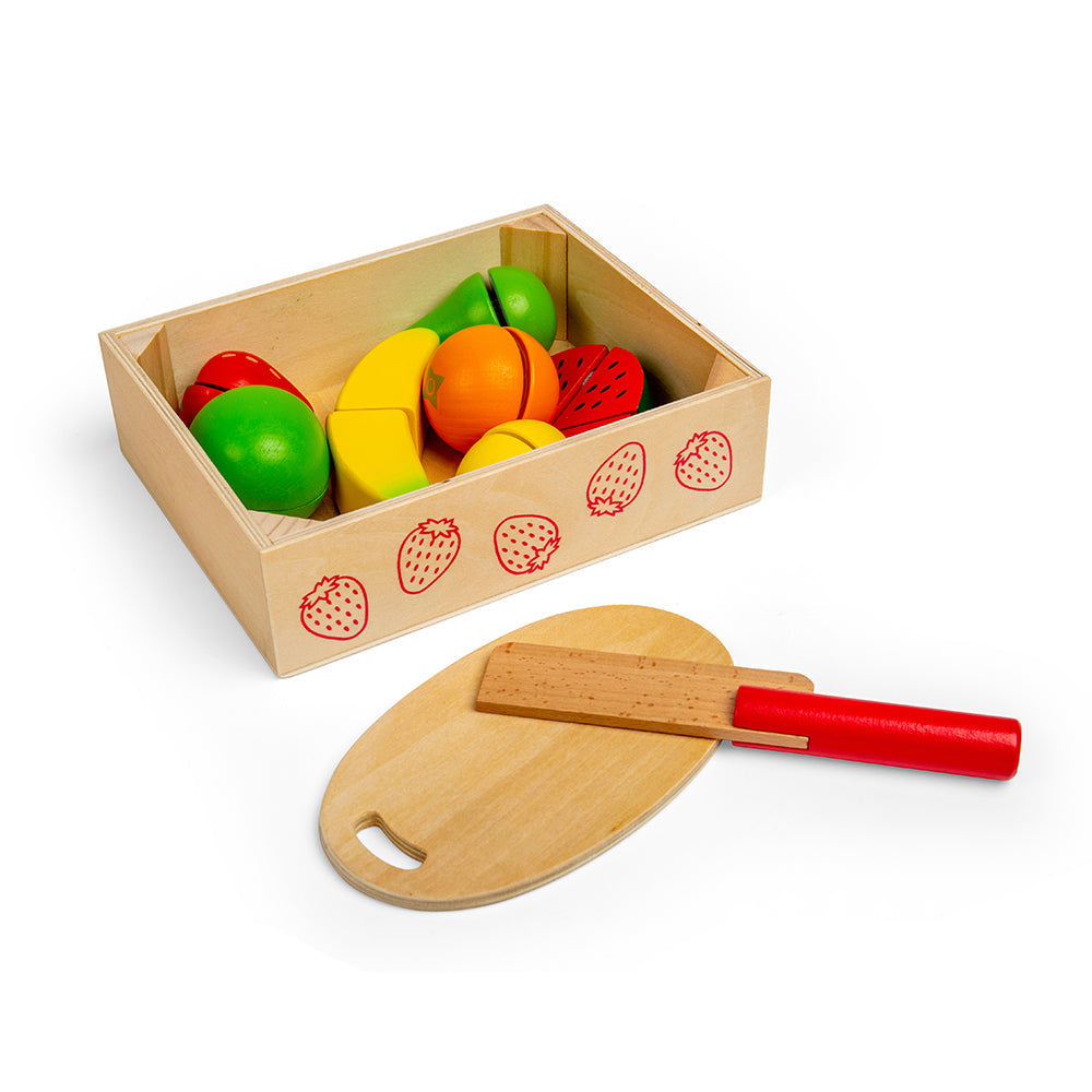 Cutting Fruit Crate By Bigjigs Toys Us