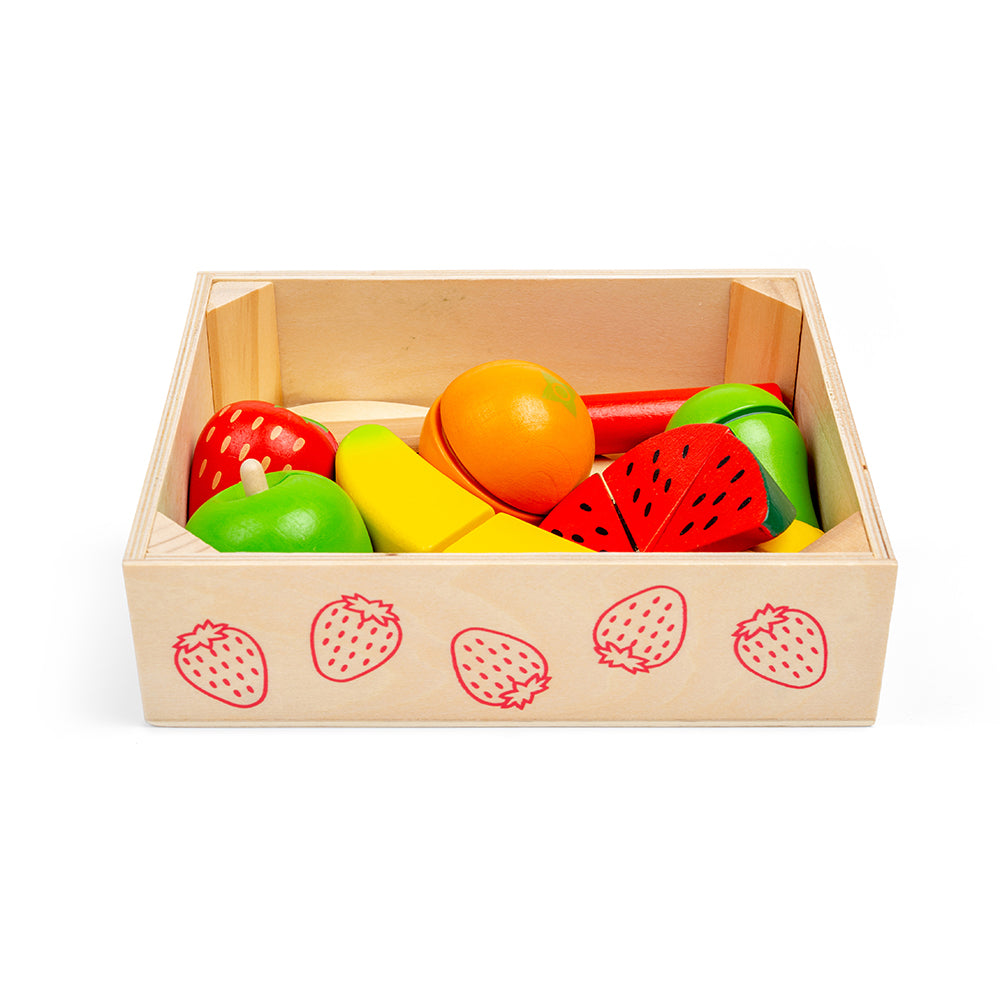 Cutting Fruit Crate By Bigjigs Toys Us