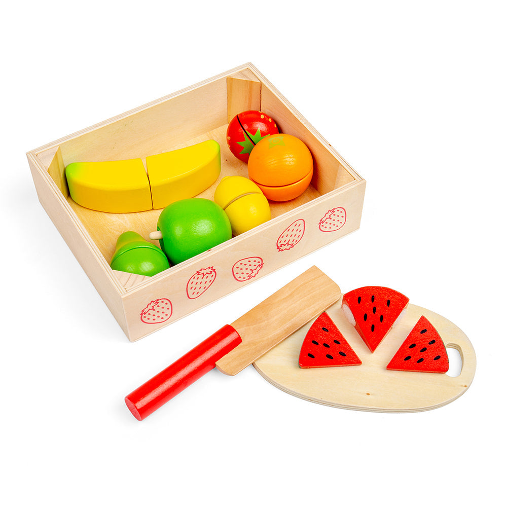 Cutting Fruit Crate By Bigjigs Toys Us