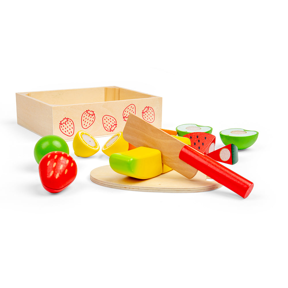 Cutting Fruit Crate By Bigjigs Toys Us