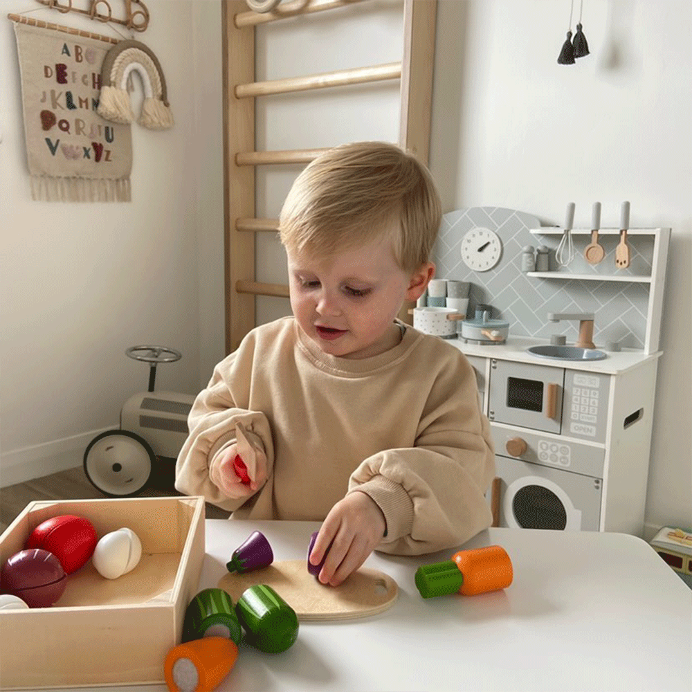 Cutting Veg Crate By Bigjigs Toys Us