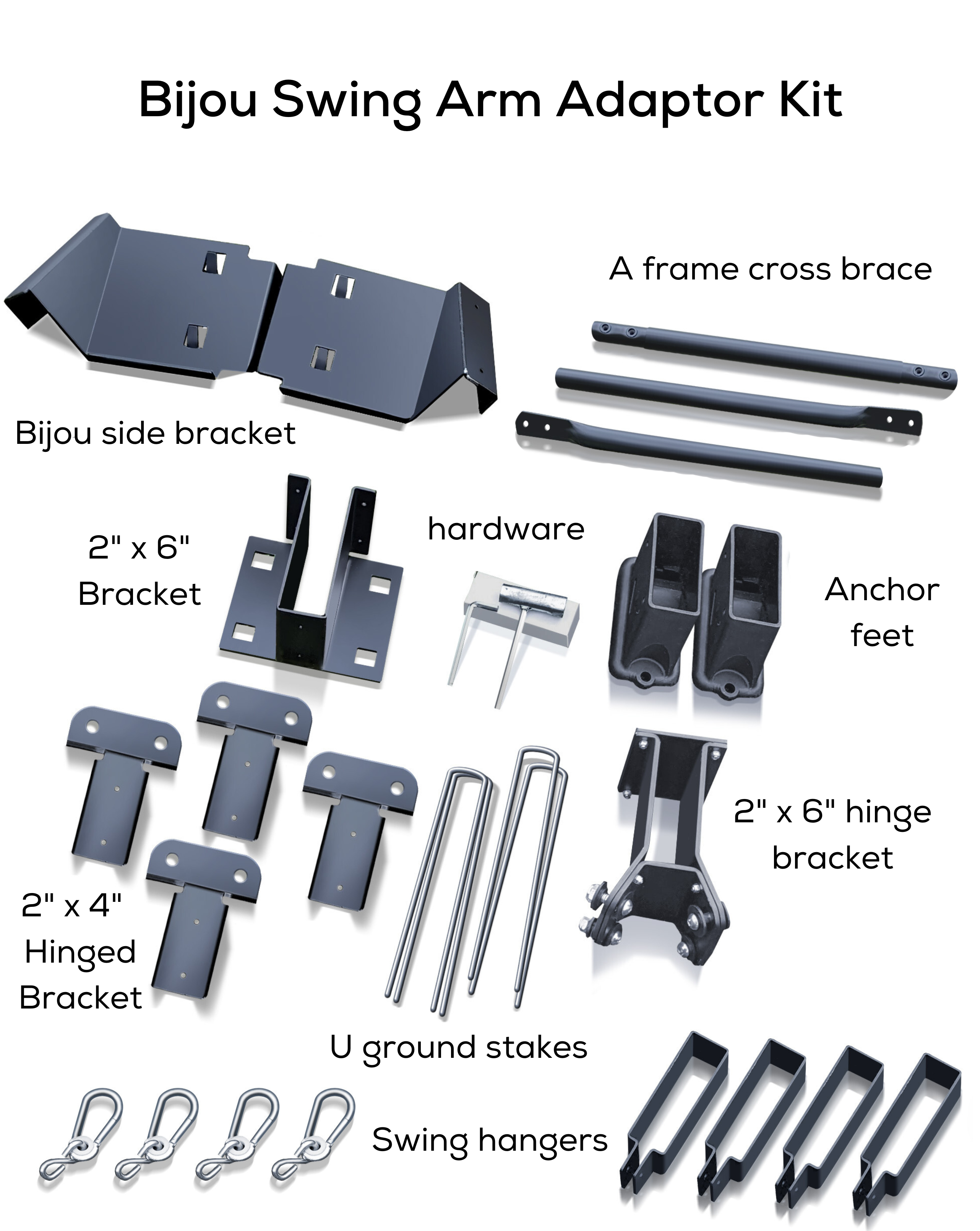 Bijou A Frame Swing Arm Adaptor Kit