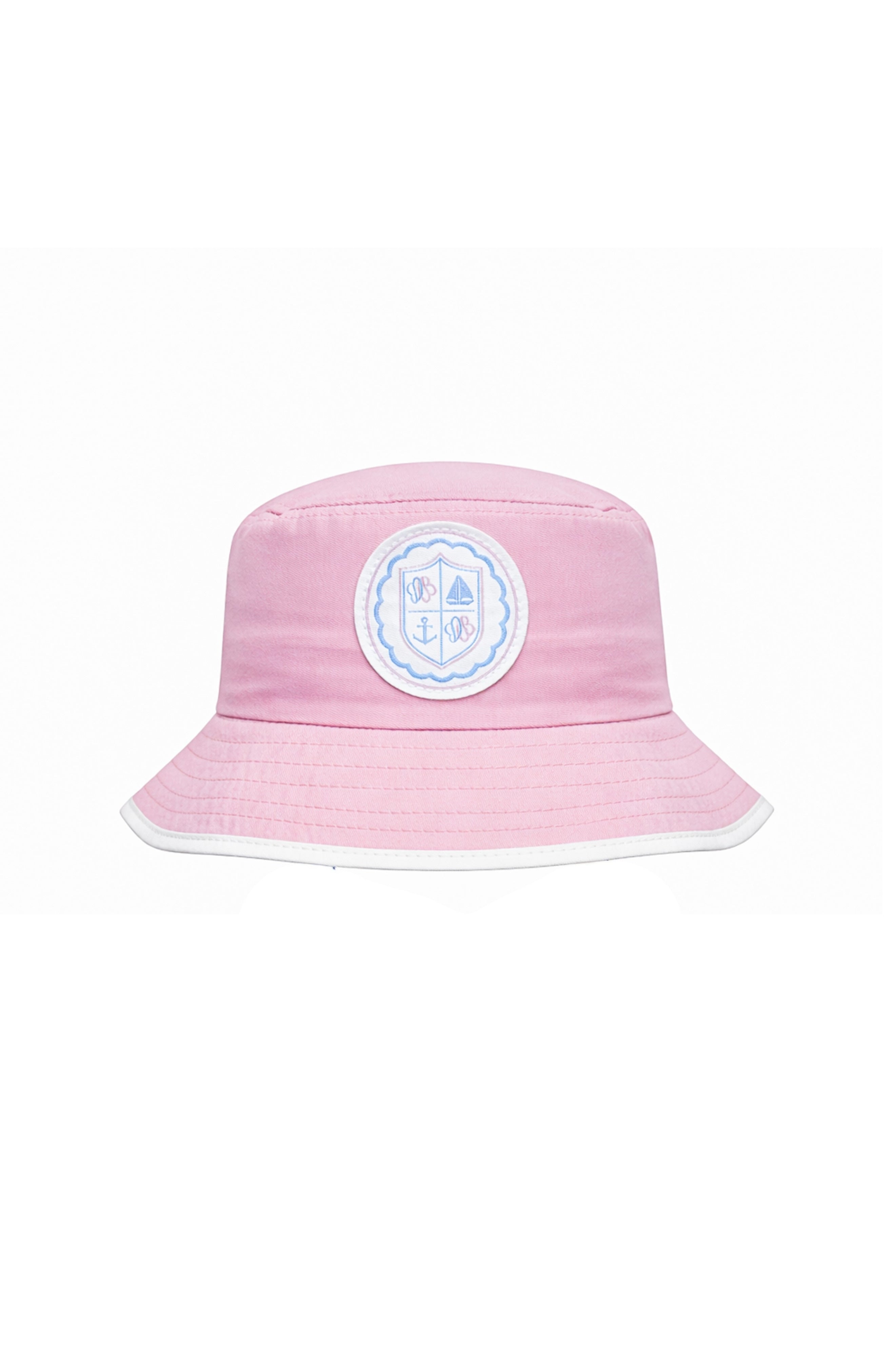 Coastal Crest Bucket Hat, Pink