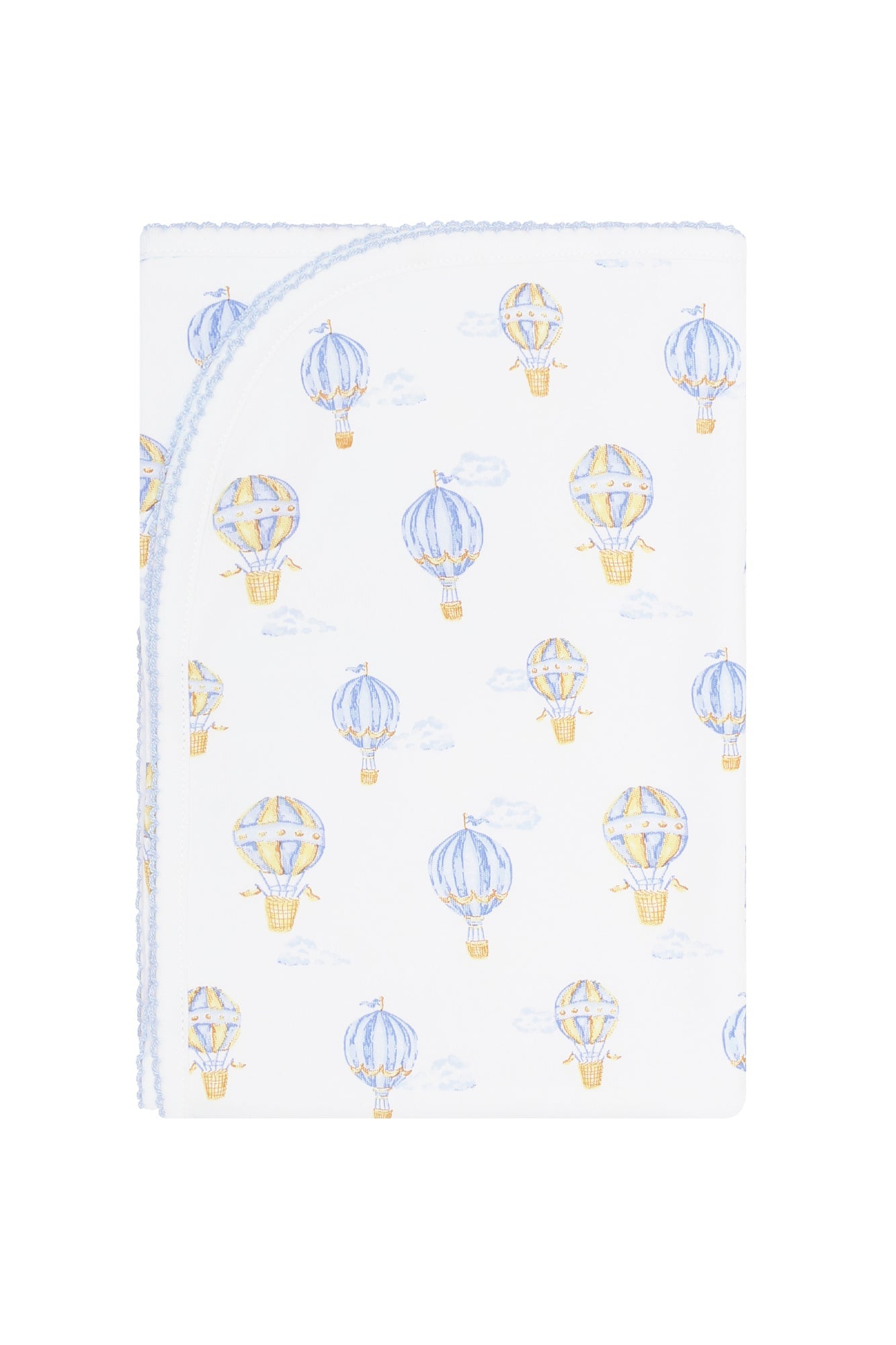 Blue Balloons Print Blanket