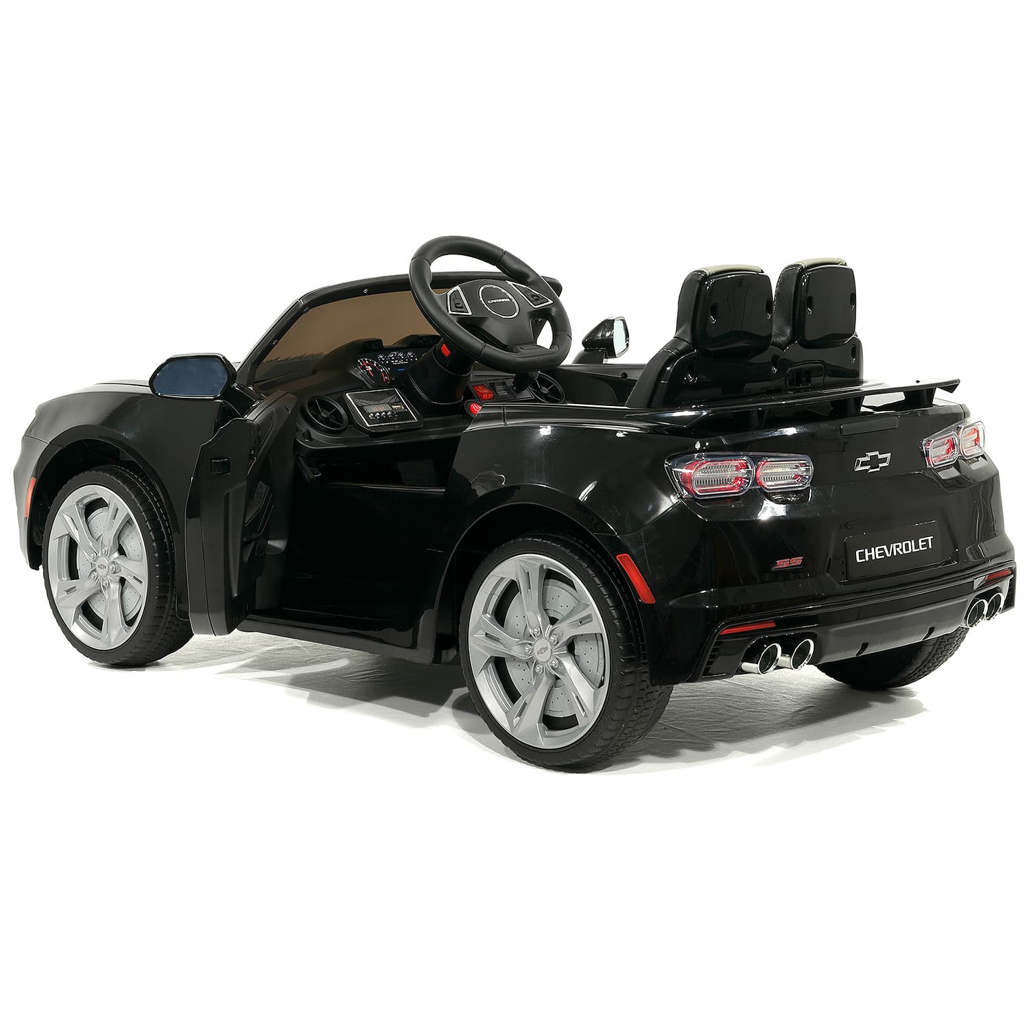 Chevrolet Camaro Ss 12v Kids Ride-on Car With Parental Remote Control | Black