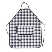 White Buffalo Plaid Apron - Fits Sizes Youth Small Through Adult 2xl