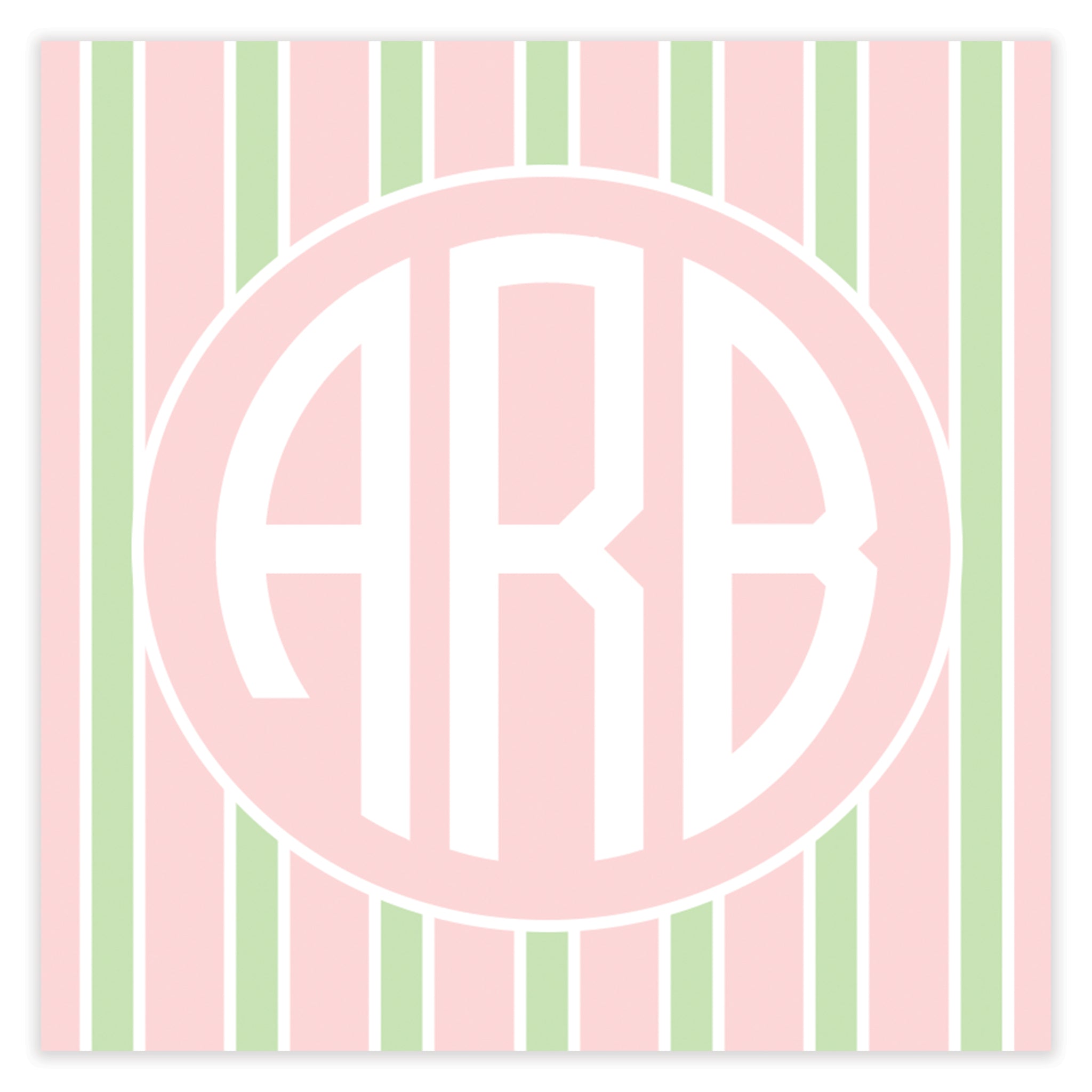 Cabana Monogram Enclosure Card