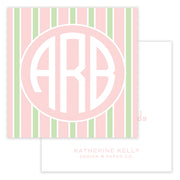 Cabana Monogram Enclosure Card