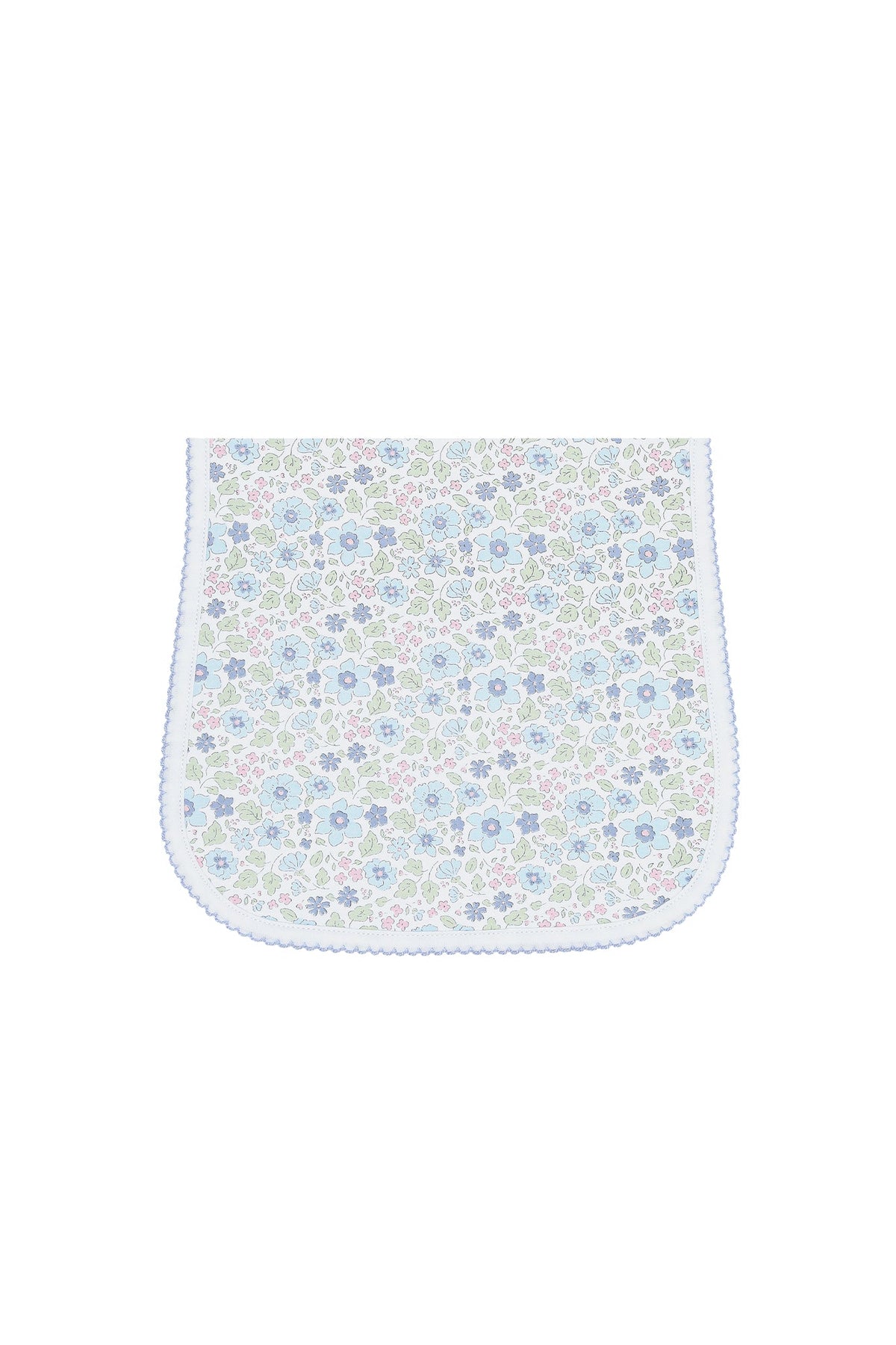 Blue Meadow Burp Cloth