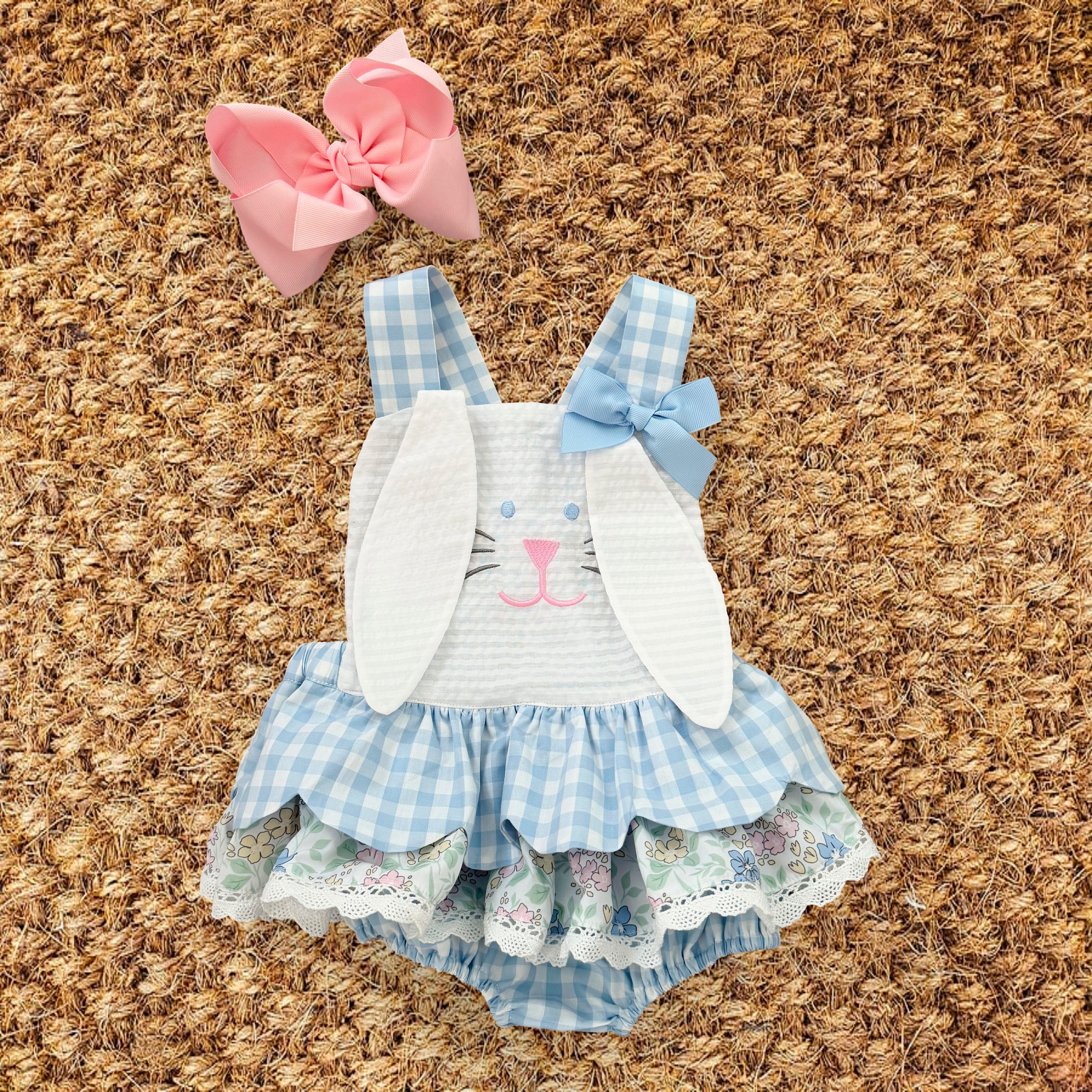 Blue Skirted Bunny Bubble