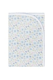 Blue Meadow Receiving Blanket