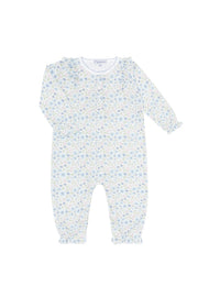 Blue Meadow Romper Ls