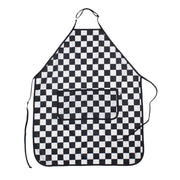 Black Checkerboard Apron - Fits Sizes Youth Small Through Adult 2xl