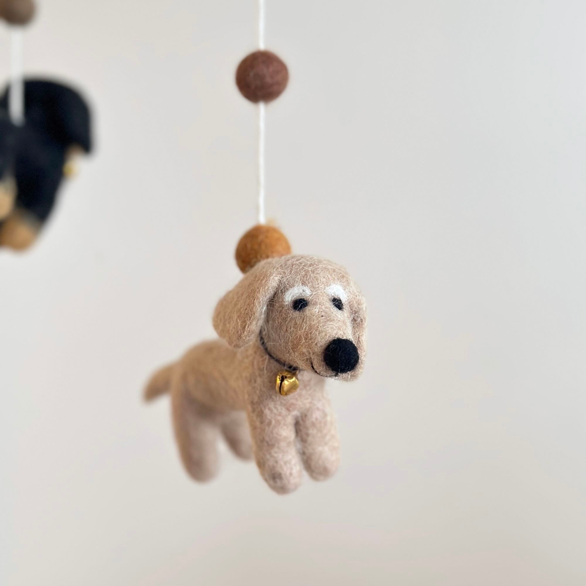 Felt Dachshund Dog Baby Mobile