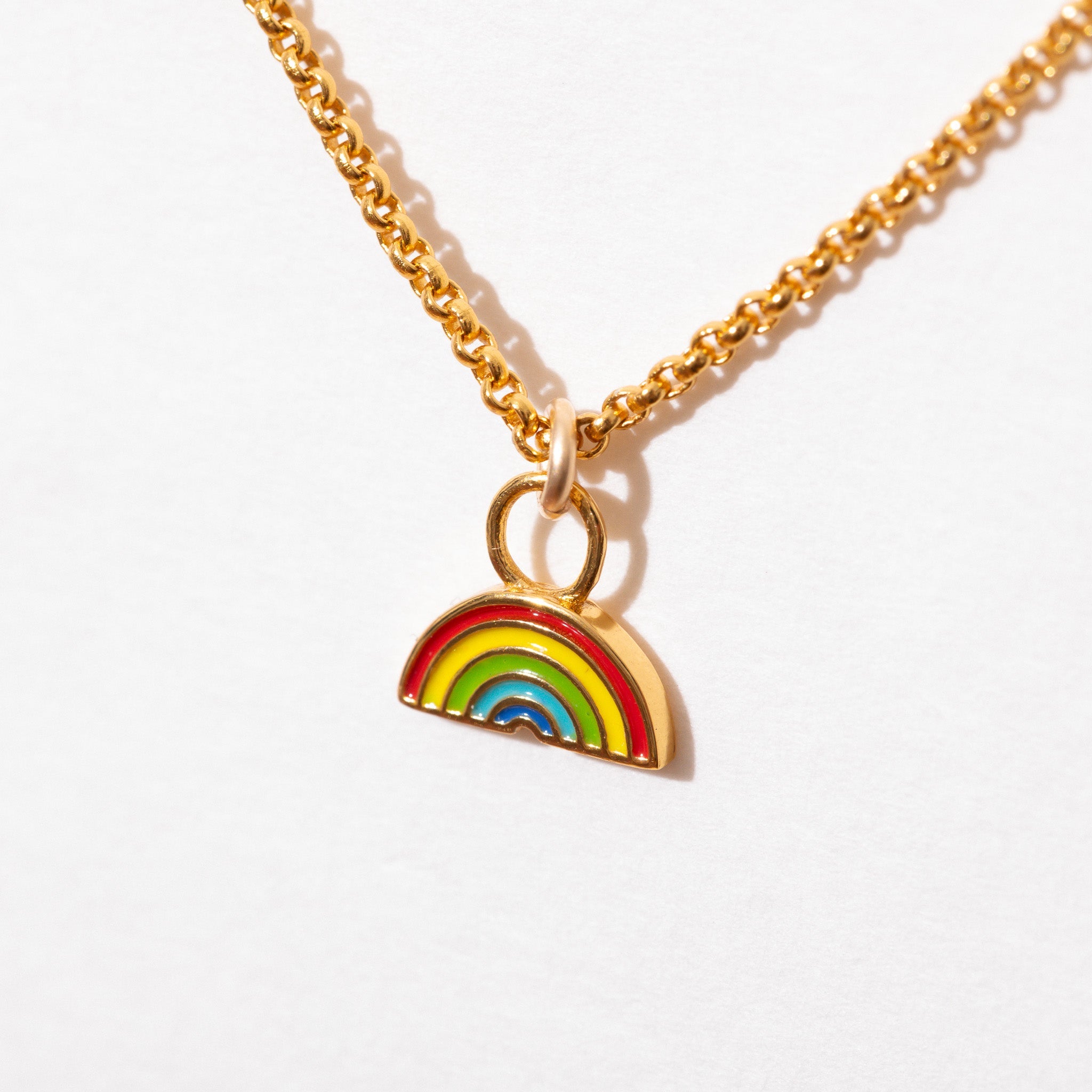 Rainbow Charm Necklace