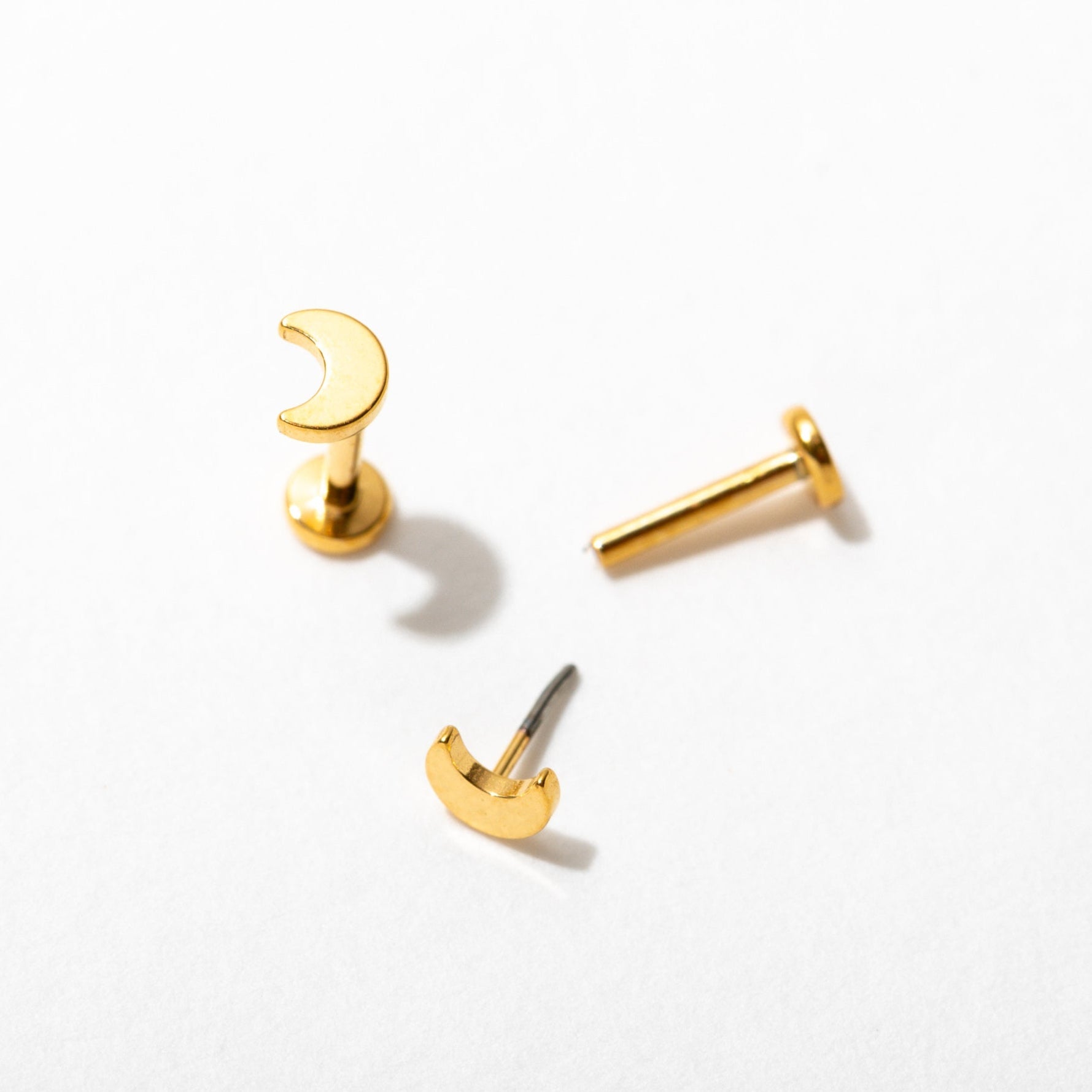 Moon Flat Back Studs